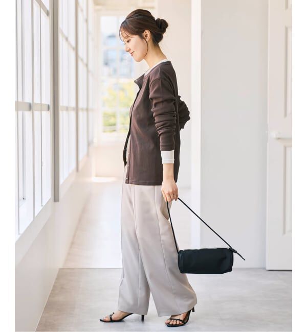 Spick and Span「《2枚セット》カーデ*ロンTレイヤードジャージ」|Tシャツ・カットソー|