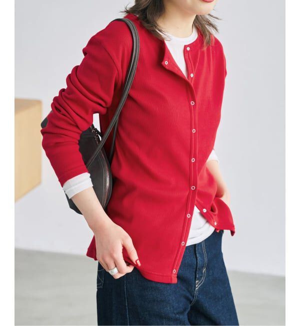 Spick and Span「《2枚セット》カーデ*ロンTレイヤードジャージ」|Tシャツ・カットソー|
