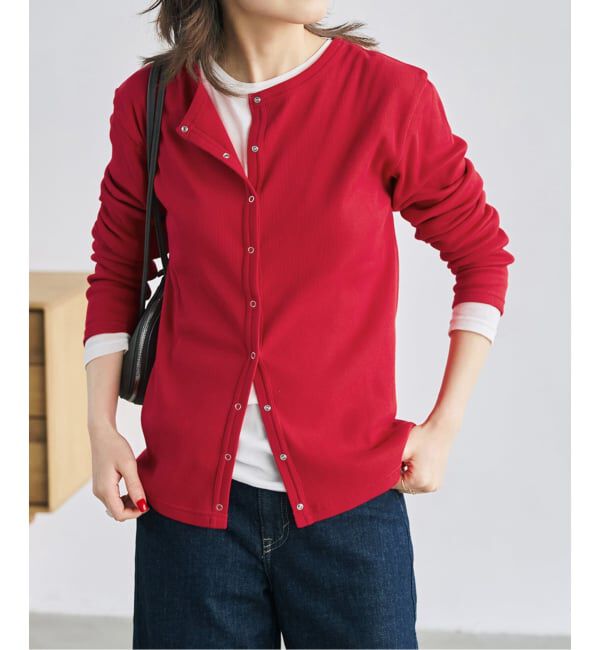 Spick and Span「《2枚セット》カーデ*ロンTレイヤードジャージ」|Tシャツ・カットソー|