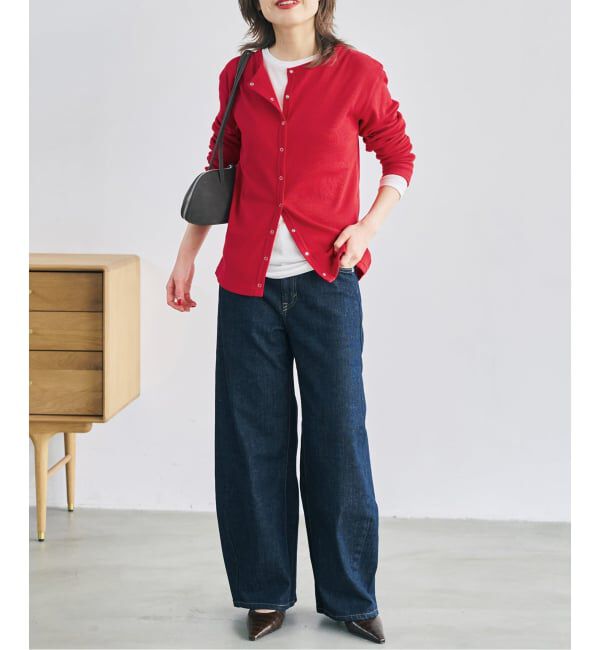 Spick and Span「《2枚セット》カーデ*ロンTレイヤードジャージ」|Tシャツ・カットソー|