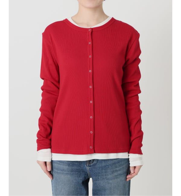 Spick and Span「《2枚セット》カーデ*ロンTレイヤードジャージ」|Tシャツ・カットソー|