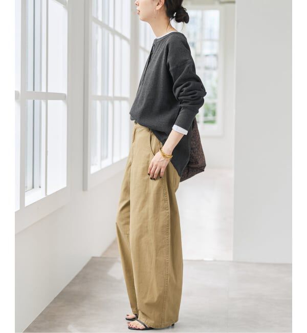 Spick and Span「《WEB限定 / 追加》2枚SETヘンリーネックプルオーバー」|Tシャツ・カットソー|
