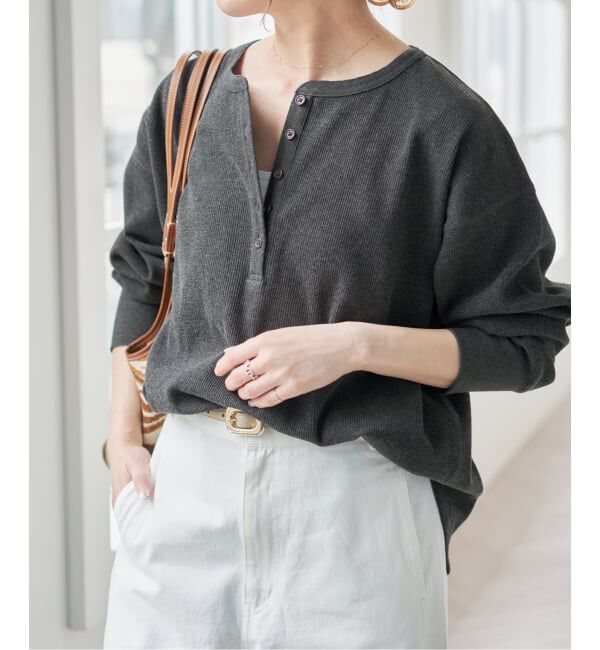 Spick and Span「《WEB限定 / 追加》2枚SETヘンリーネックプルオーバー」|Tシャツ・カットソー|