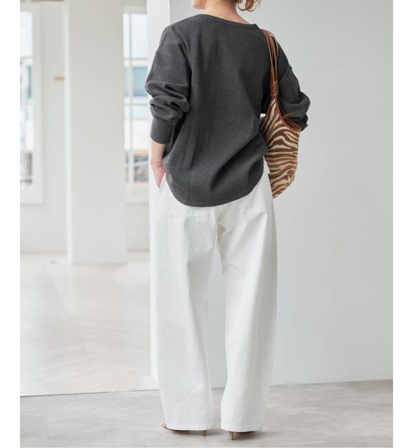 Spick and Span「《WEB限定 / 追加》2枚SETヘンリーネックプルオーバー」|Tシャツ・カットソー|