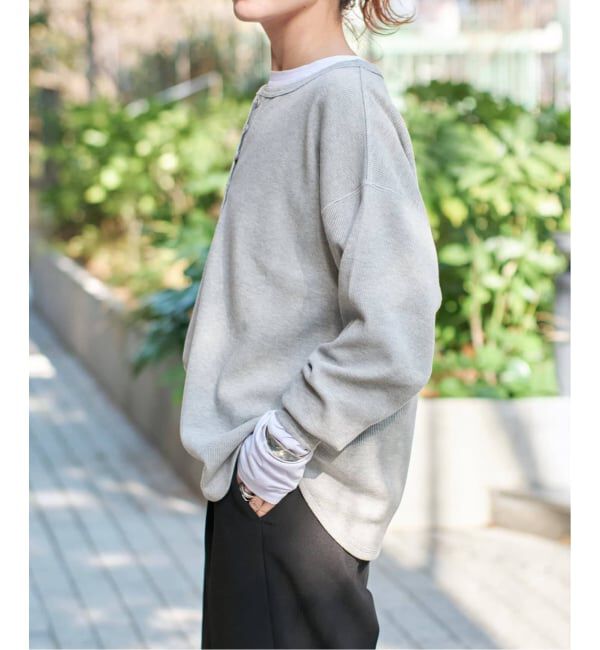 Spick and Span「《WEB限定 / 追加》2枚SETヘンリーネックプルオーバー」|Tシャツ・カットソー|