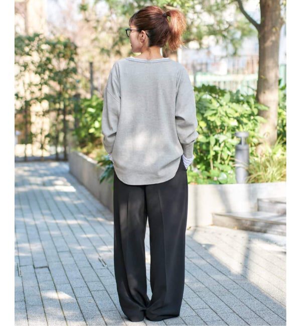 Spick and Span「《WEB限定 / 追加》2枚SETヘンリーネックプルオーバー」|Tシャツ・カットソー|