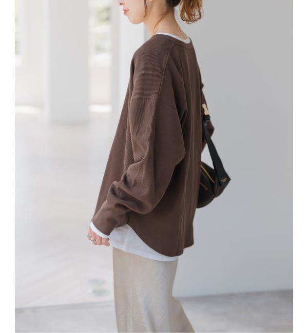 Spick and Span「《WEB限定 / 追加》2枚SETヘンリーネックプルオーバー」|Tシャツ・カットソー|