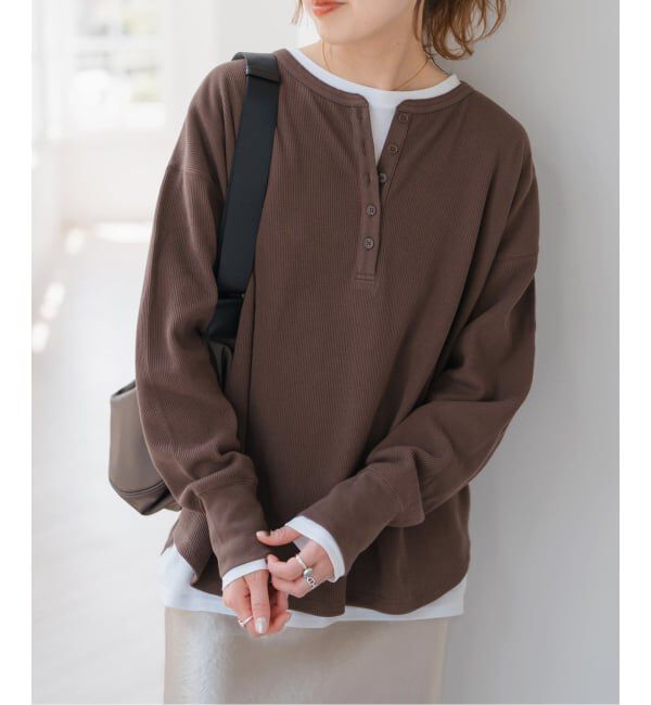 Spick and Span「《WEB限定 / 追加》2枚SETヘンリーネックプルオーバー」|Tシャツ・カットソー|