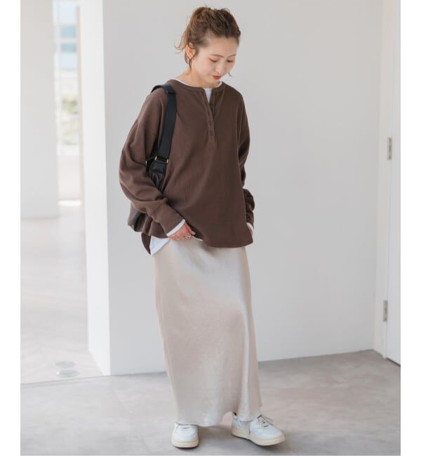 Spick and Span「《WEB限定 / 追加》2枚SETヘンリーネックプルオーバー」|Tシャツ・カットソー|