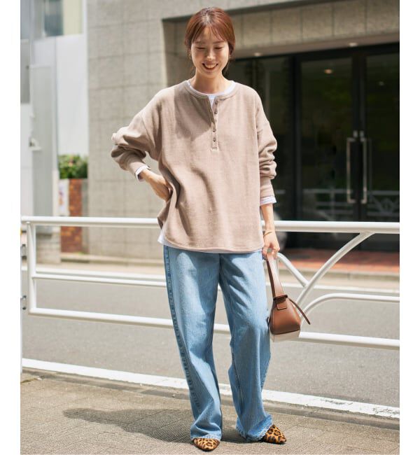Spick and Span「《WEB限定 / 追加》2枚SETヘンリーネックプルオーバー」|Tシャツ・カットソー|