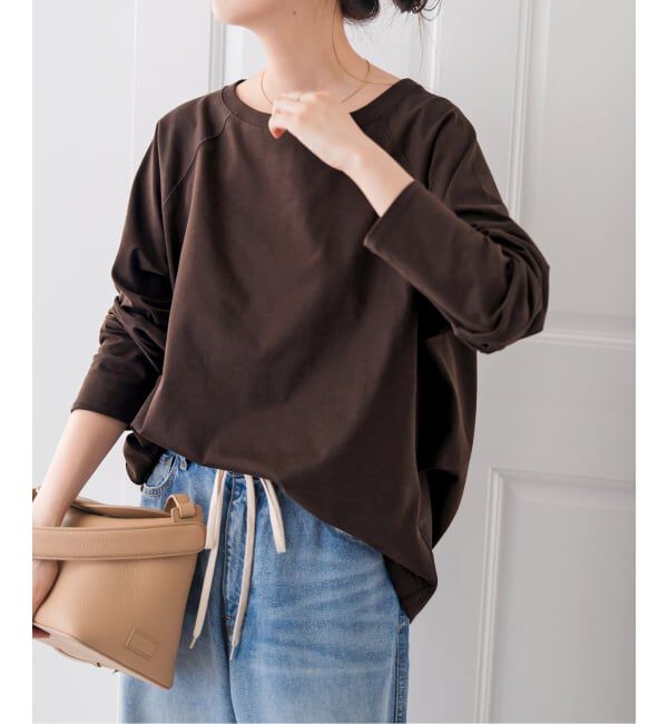 Spick and Span「《WEB限定カラー有り / 追加》ボートネックバックタックプルオーバー」|Tシャツ・カットソー|