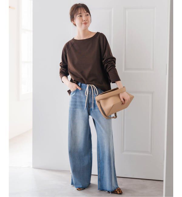 Spick and Span「《WEB限定カラー有り / 追加》ボートネックバックタックプルオーバー」|Tシャツ・カットソー|