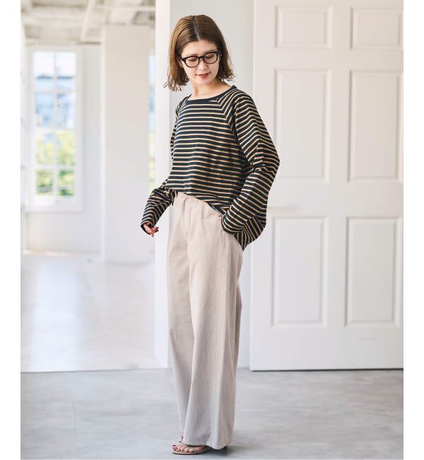 Spick and Span「《WEB限定カラー有り / 追加》ボートネックバックタックプルオーバー」|Tシャツ・カットソー|