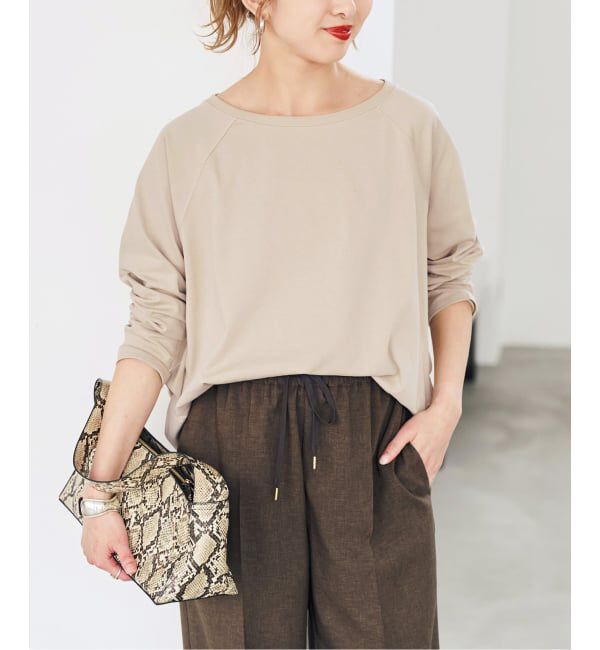 Spick and Span「《WEB限定カラー有り / 追加》ボートネックバックタックプルオーバー」|Tシャツ・カットソー|