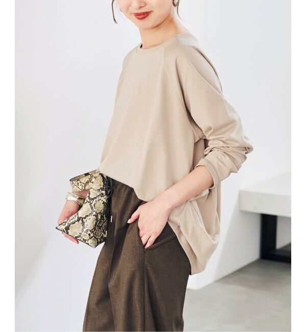 Spick and Span「《WEB限定カラー有り / 追加》ボートネックバックタックプルオーバー」|Tシャツ・カットソー|