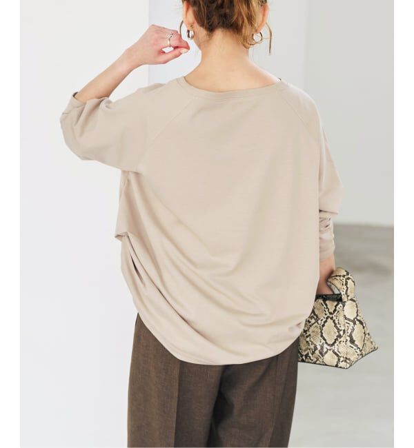 Spick and Span「《WEB限定カラー有り / 追加》ボートネックバックタックプルオーバー」|Tシャツ・カットソー|