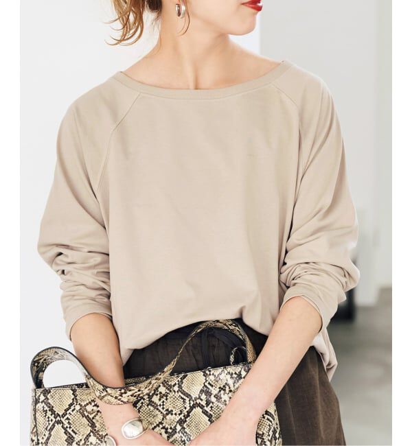 Spick and Span「《WEB限定カラー有り / 追加》ボートネックバックタックプルオーバー」|Tシャツ・カットソー|