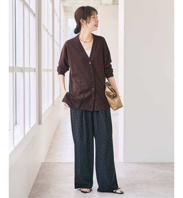 Spick and Span「《新色有り / 追加》18G カーディガン」|カーディガン|