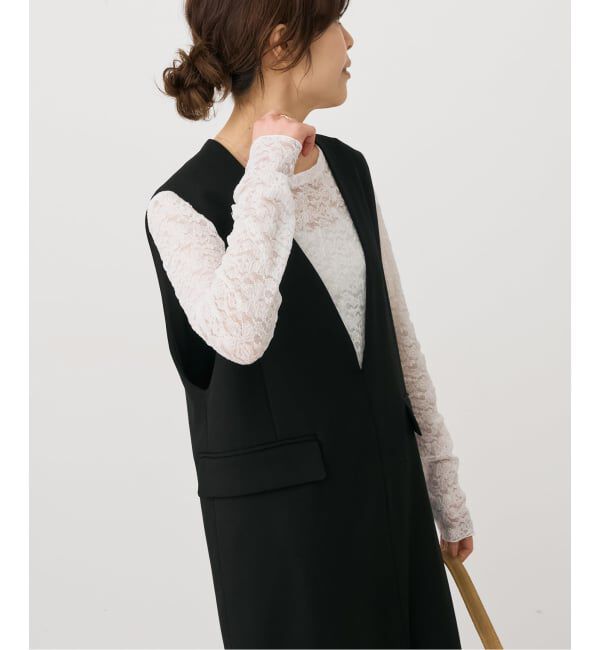 Spick and Span「《追加》シュリンクレースプルオーバー」|Tシャツ・カットソー|