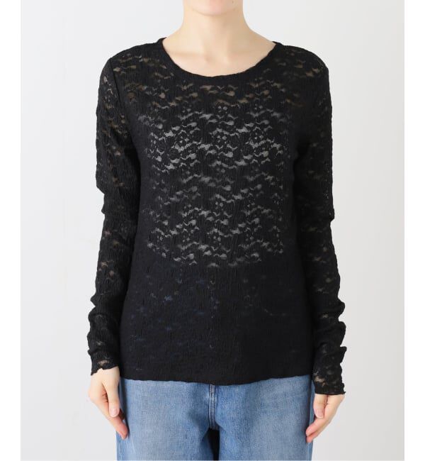 Spick and Span「《追加》シュリンクレースプルオーバー」|Tシャツ・カットソー|
