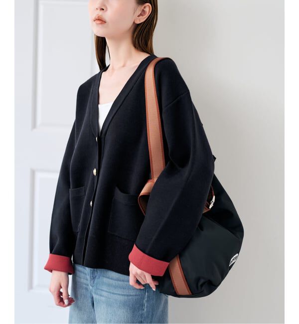 U by SPICK&SPAN「《予約》金ボタンカラーニットカーデ」|カーディガン|