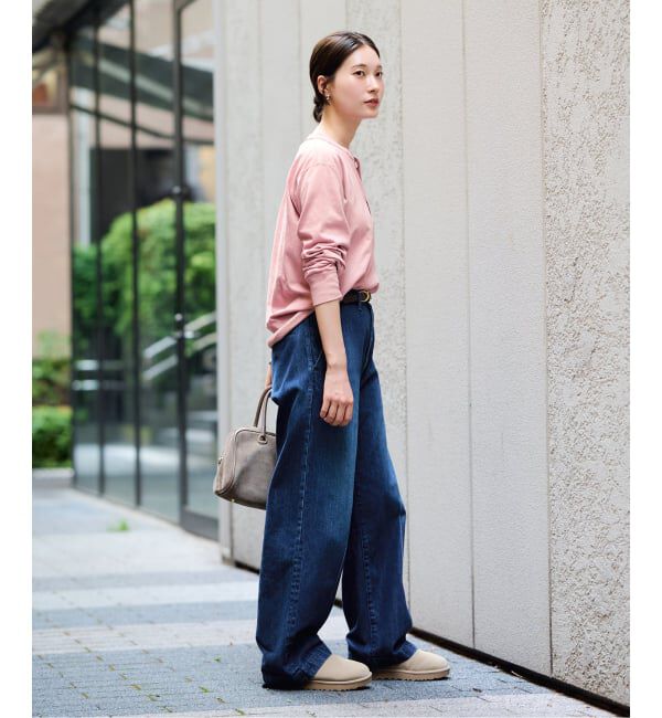 FRAMeWORK「≪新色 /追加≫Healthknit/ヘルスニット ヘンリーロングスリーブ」|Tシャツ・カットソー|
