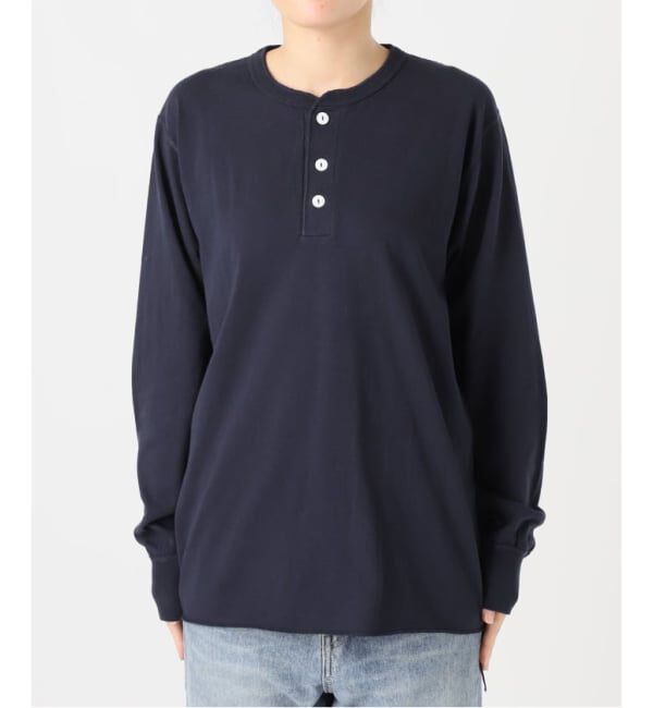 FRAMeWORK「≪新色 /追加≫Healthknit/ヘルスニット ヘンリーロングスリーブ」|Tシャツ・カットソー|