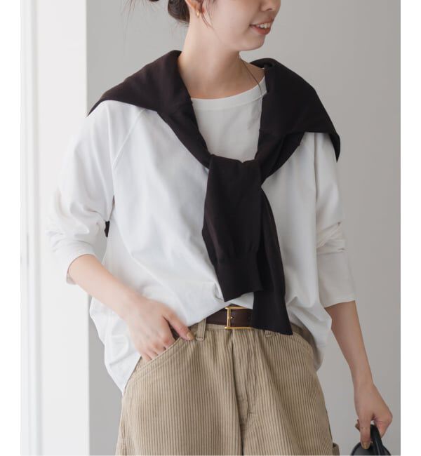 Spick and Span「《追加2予約》ボートネックバックタックプルオーバー」|Tシャツ・カットソー|