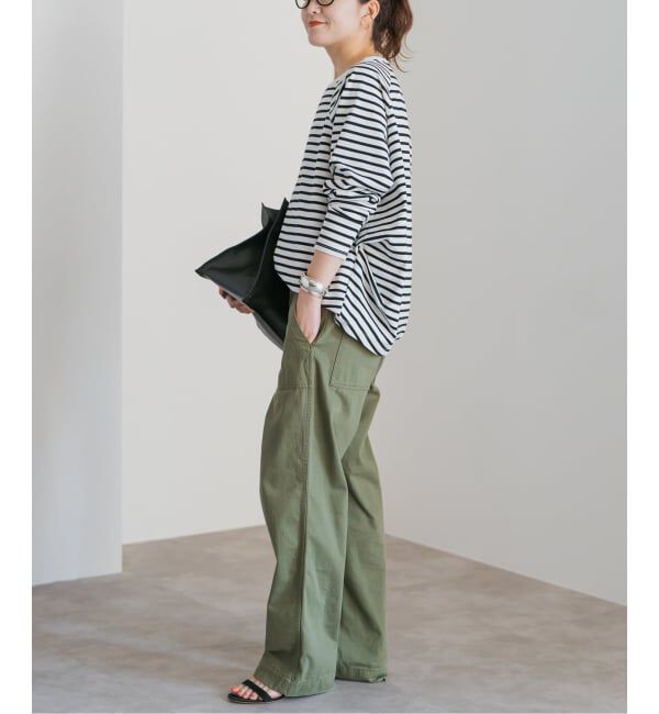 Spick and Span「《追加2予約》ボートネックバックタックプルオーバー」|Tシャツ・カットソー|