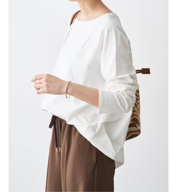 Spick and Span「《追加2予約》ボートネックバックタックプルオーバー」|Tシャツ・カットソー|