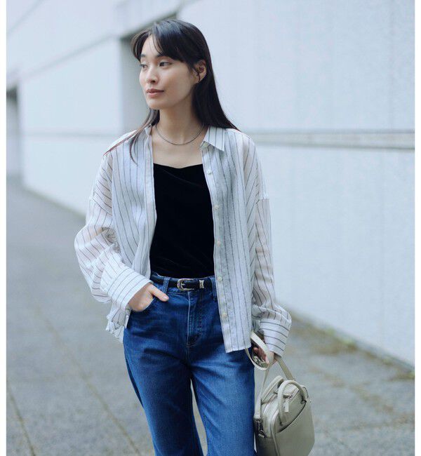 UNITED ARROWS green label relaxing「【結論シリーズ】ミルフィーユタックシャツ」|シャツ・ブラウス|