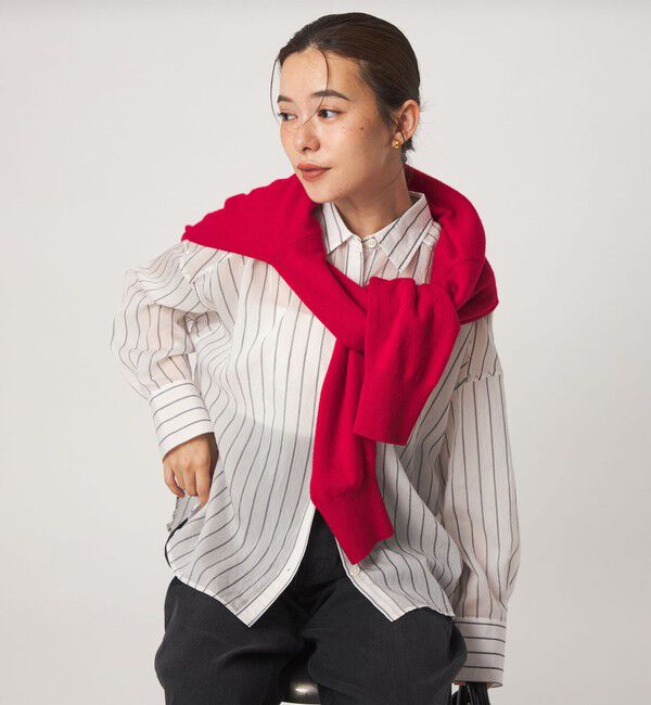 UNITED ARROWS green label relaxing「【結論シリーズ】ミルフィーユタックシャツ」|シャツ・ブラウス|