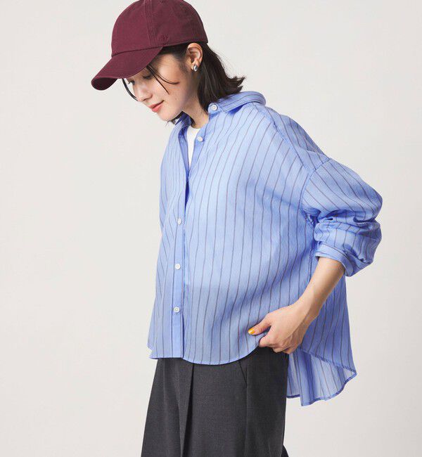 UNITED ARROWS green label relaxing「【結論シリーズ】ミルフィーユタックシャツ」|シャツ・ブラウス|