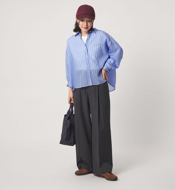 UNITED ARROWS green label relaxing「【結論シリーズ】ミルフィーユタックシャツ」|シャツ・ブラウス|