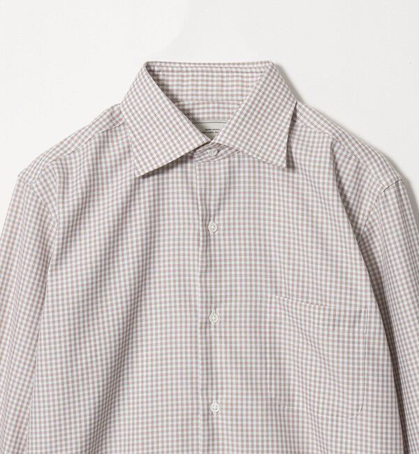 UNITED ARROWS green label relaxing「コットン チェック ワイドカラー ドレスシャツ -イージーアイロン-」|シャツ・ブラウス|
