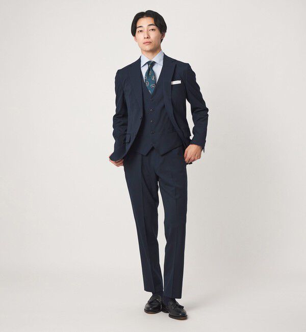 UNITED ARROWS green label relaxing「コットン チェック ワイドカラー ドレスシャツ -イージーアイロン-」|シャツ・ブラウス|