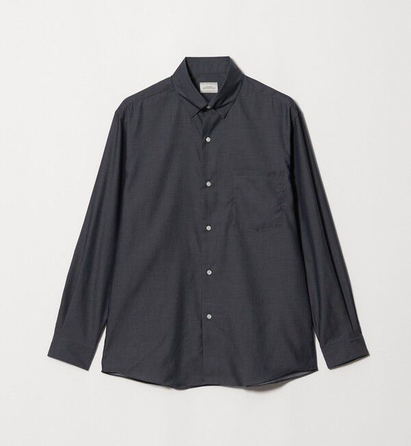UNITED ARROWS green label relaxing「エブリット コットン ソリッド リラックス スナップ ボタンダウン シャツ -イージーアイロン-」|シャツ・ブラウス|