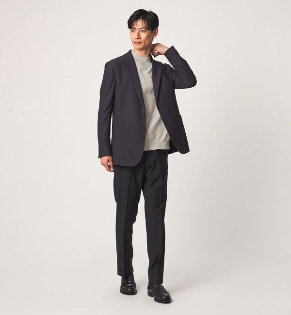 UNITED ARROWS green label relaxing「A+ ポリエステル モックネック ニット」|ニット・セーター|