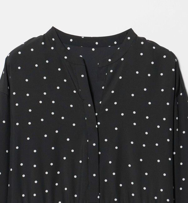 UNITED ARROWS green label relaxing「［size SHORT/TALLあり］ワッシャー プリーツ ワンピース ドット」|ワンピース|