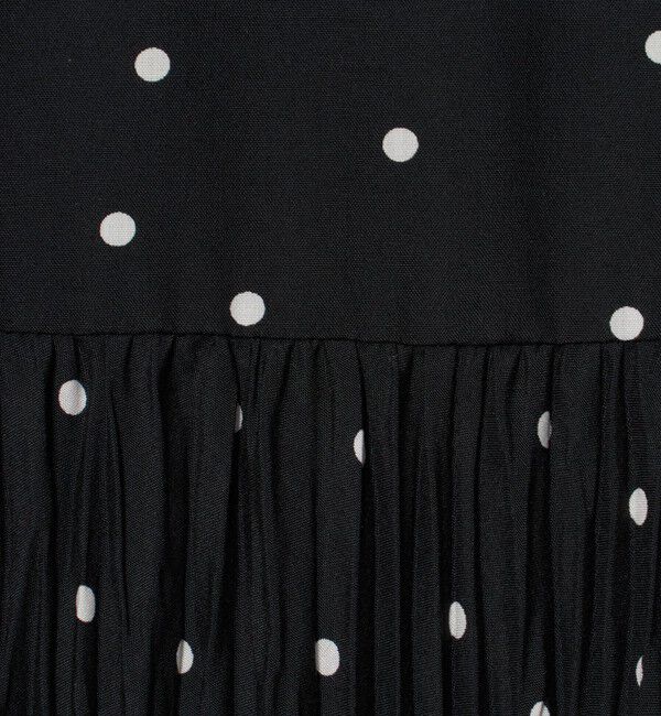 UNITED ARROWS green label relaxing「［size SHORT/TALLあり］ワッシャー プリーツ ワンピース ドット」|ワンピース|