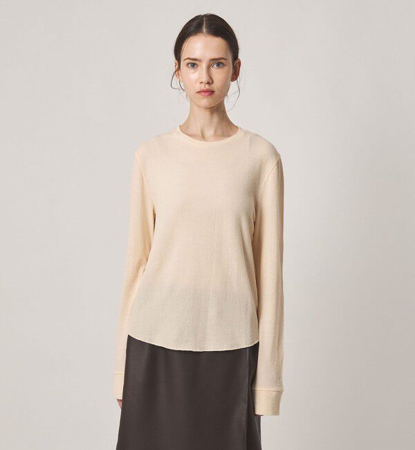 STEVEN ALAN「＜Steven Alan＞コットン ロングスリーブ Tシャツ」|Tシャツ・カットソー|