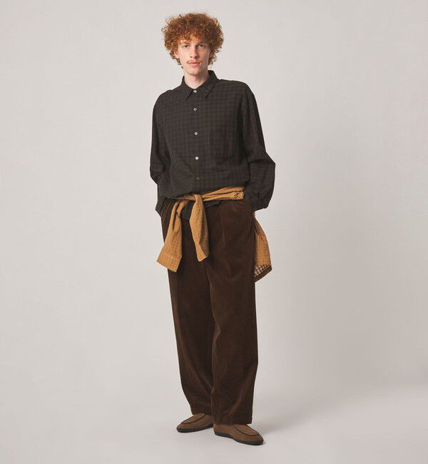 STEVEN ALAN「＜Steven Alan＞ ネル ギンガムチェック レギュラーカラー シャツ LOOSE」|シャツ・ブラウス|