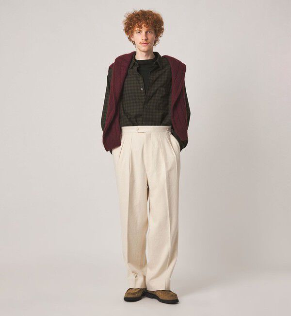 STEVEN ALAN「＜Steven Alan＞ ネル ギンガムチェック レギュラーカラー シャツ LOOSE」|シャツ・ブラウス|