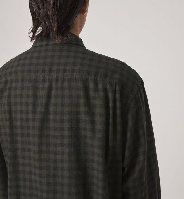 STEVEN ALAN「＜Steven Alan＞ ネル ギンガムチェック レギュラーカラー シャツ LOOSE」|シャツ・ブラウス|