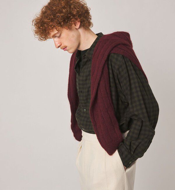 STEVEN ALAN「＜Steven Alan＞ ネル ギンガムチェック レギュラーカラー シャツ LOOSE」|シャツ・ブラウス|