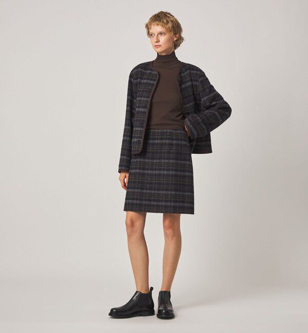 STEVEN ALAN「＜Steven Alan＞チェック ミニ スカート」|スカート|