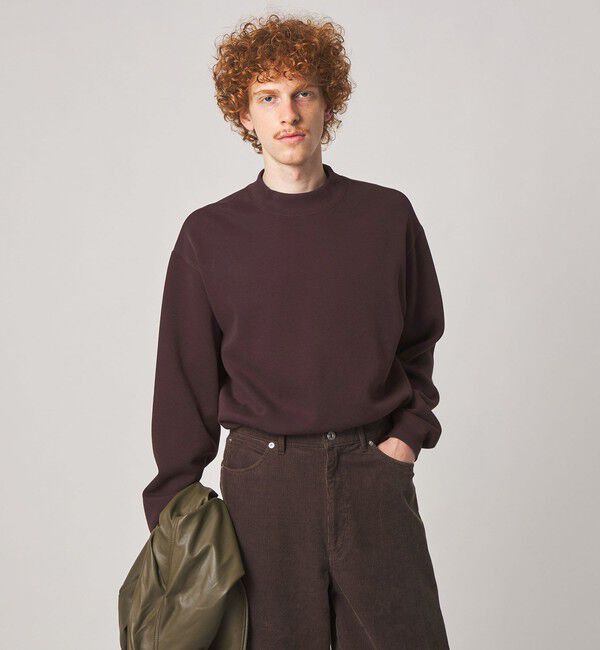 STEVEN ALAN「＜Steven Alan＞ ダブルフェイス モックネック カットソー」|Tシャツ・カットソー|