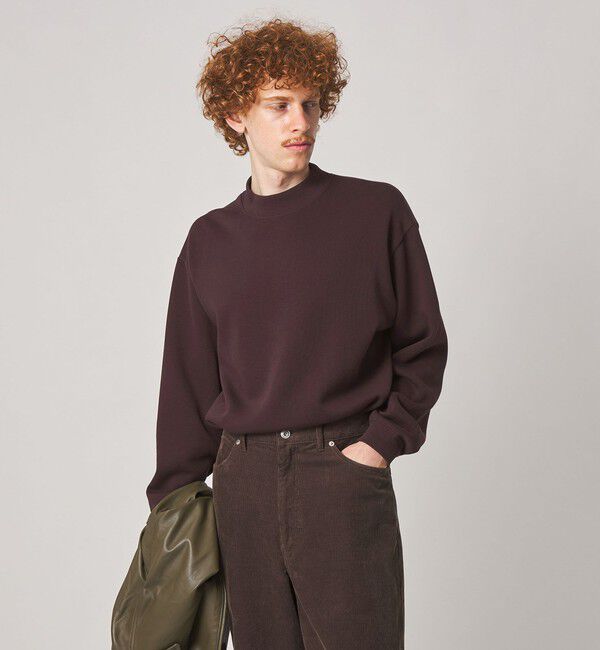 STEVEN ALAN「＜Steven Alan＞ ダブルフェイス モックネック カットソー」|Tシャツ・カットソー|