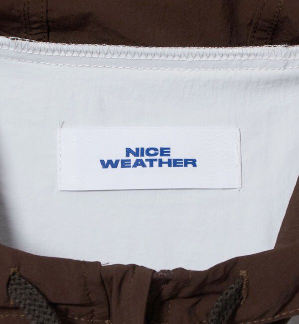 NICE WEATHER「＜NICE WEATHER＞ナイロンコンビブルゾン」|その他|