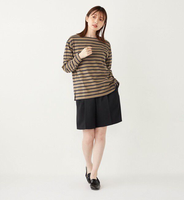 SHIPS Colors 「《一部追加予約》〈洗濯機可能〉コットン レイヤード TEE 3（ロンT）◆」|Tシャツ・カットソー|